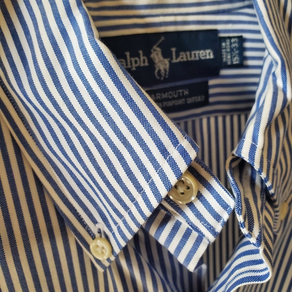 Polo Ralph Lauren men's pinstripe button down shirt - Picture 7 of 7